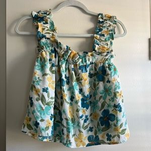 Cropped tank top blouse (Boutique)
